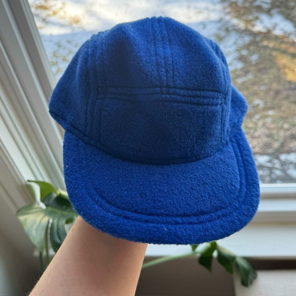 Vintage Lands' End Fleece 5 Panel Hat